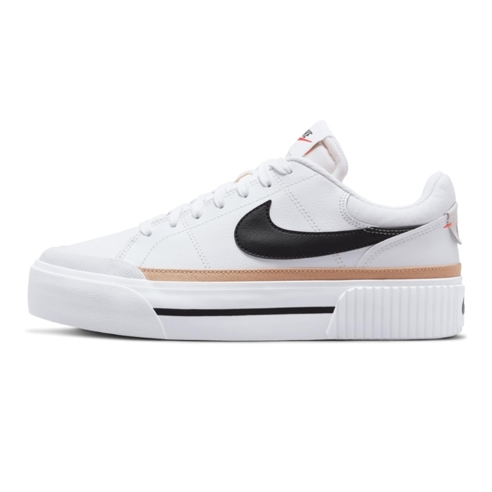 Nike White and Black Women's Athletic Shoes
